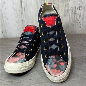 Converse Midnight Blue Floral Sneakers - W6